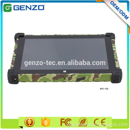 New 10.1 Inch High strength glass touch screen rugged tablet pc
